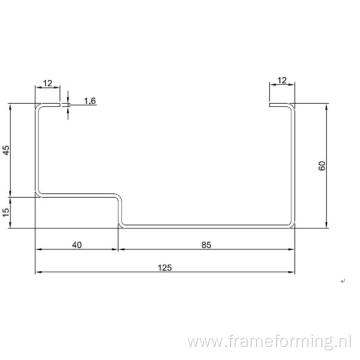 Automotive Door / Windows Frame Roll Forming Machine